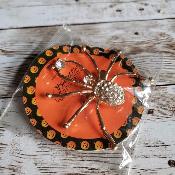 💕Princess Accessories Rhinestone Spider Pin💕 - Picture 2 of 3